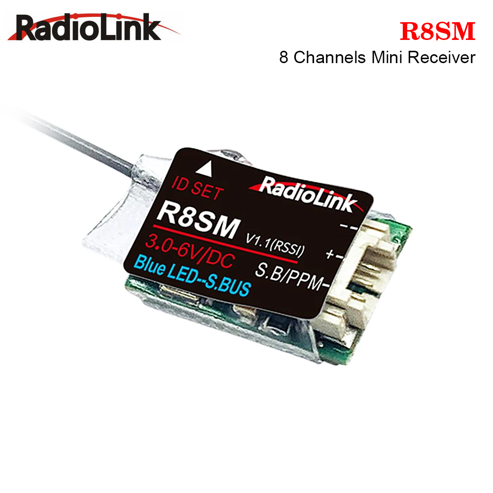 Radiolink R8SM 8CH Mini RC Rec - đánh giá và giá Receiver Sbus 8Ch