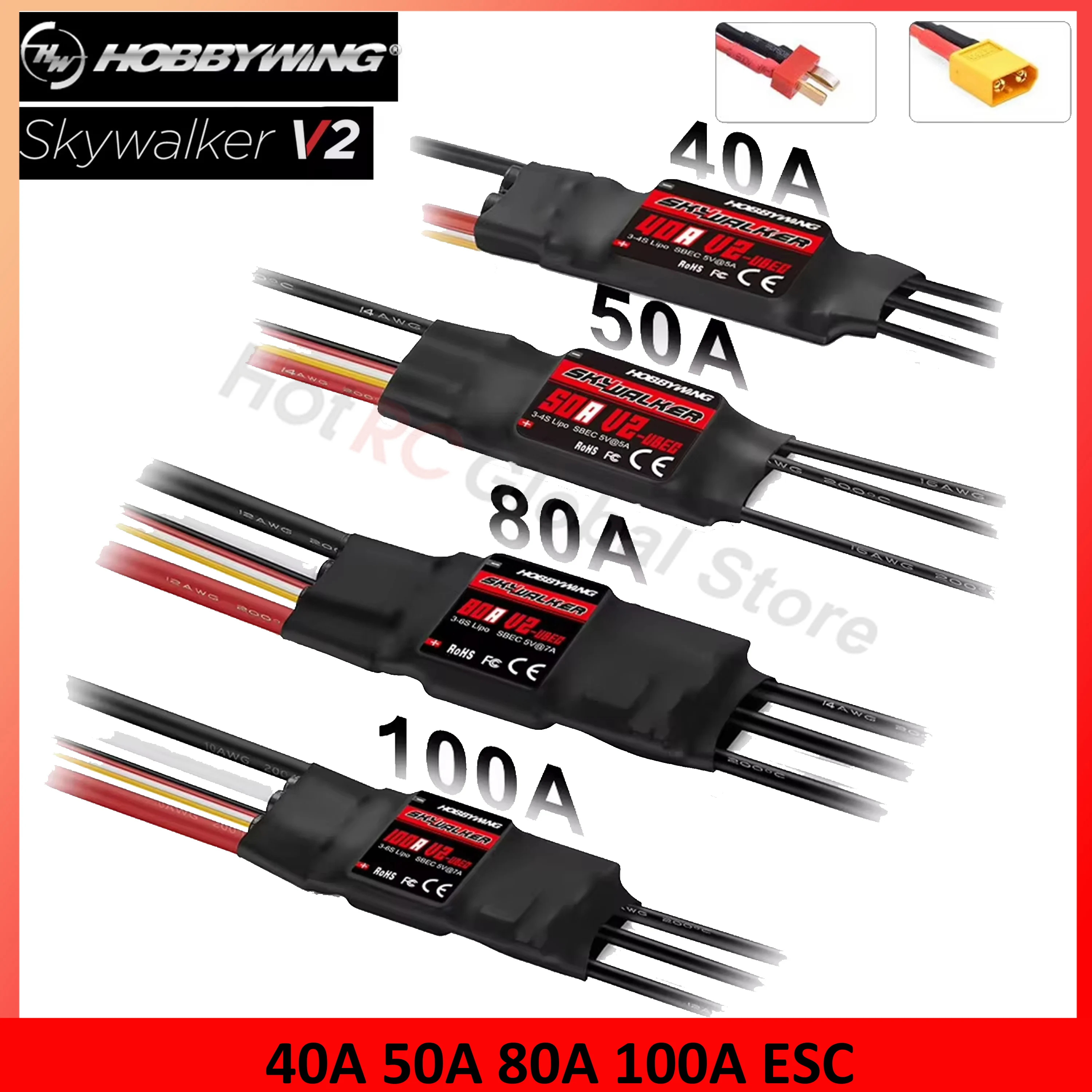 HOBBYWING Skywalker V2 Series  - đánh giá và giá Rc Hobby Motor