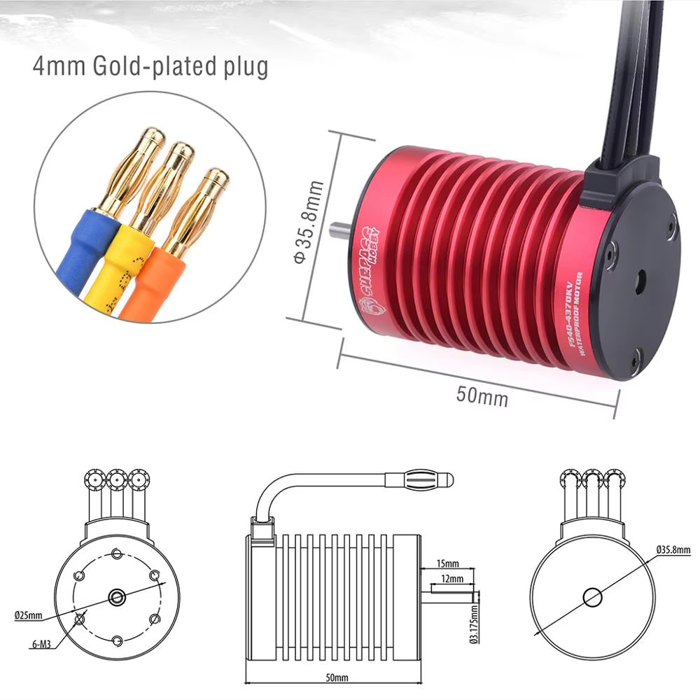 Surpass Hobby KK Waterproof F5 - đánh giá và giá Rc Hobby Motor