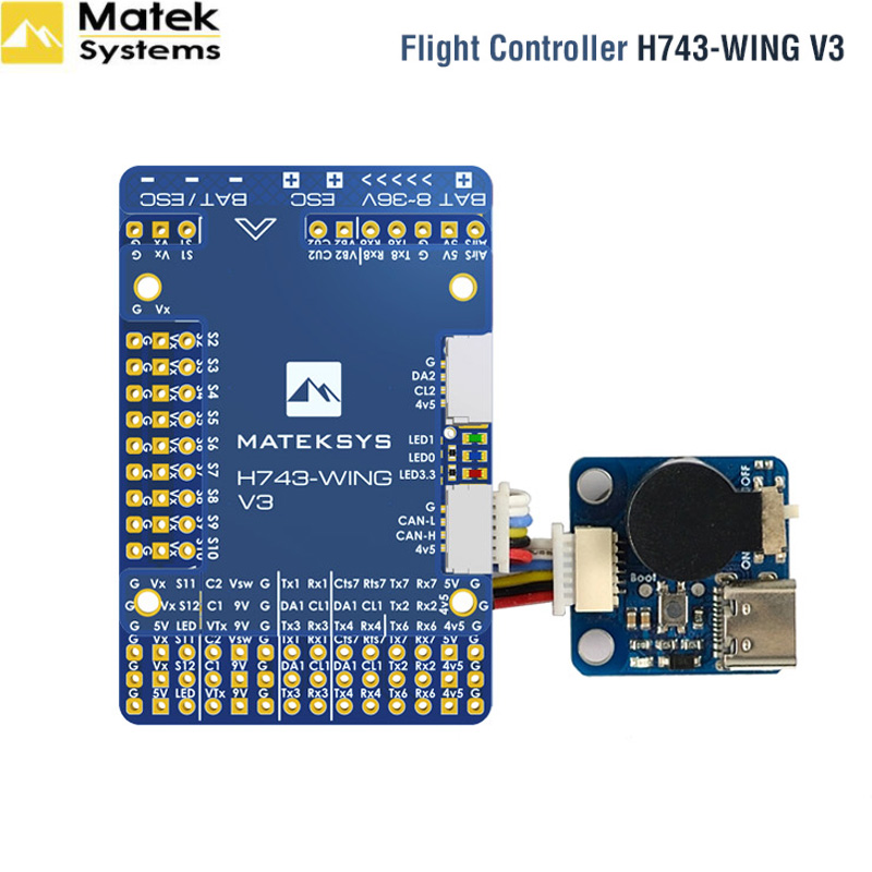 MATEK H743 WING V3 Flight Cont - đánh giá và giá Rc Plane Hobby Zone