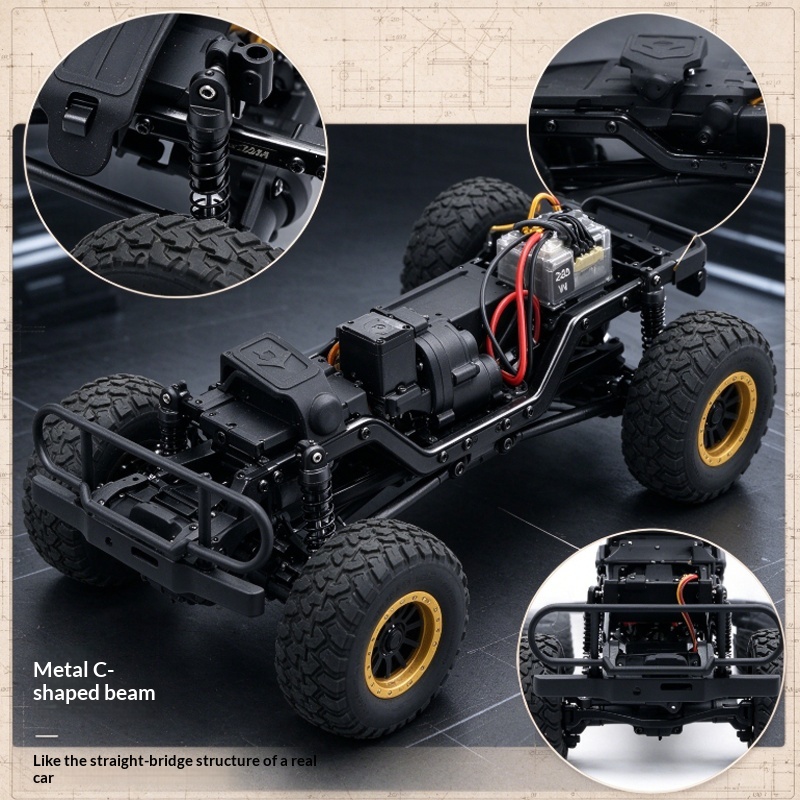 FMS 1/24 Licensed Land Rover C - đánh giá và giá Rc Hobby Land